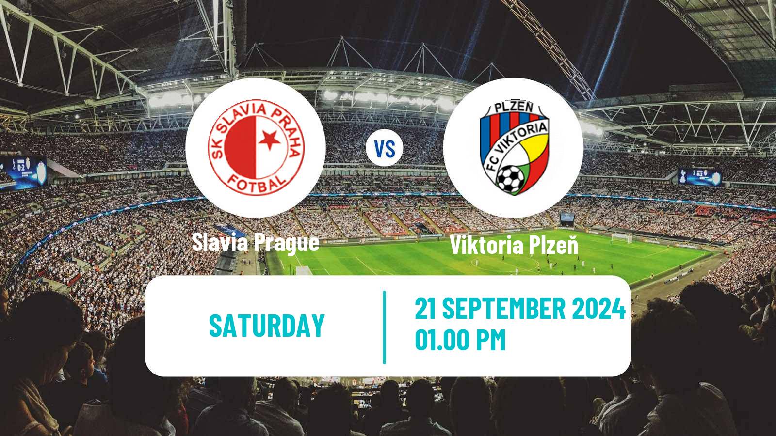 Soccer Czech 1 Liga Slavia Prague - Viktoria Plzeň