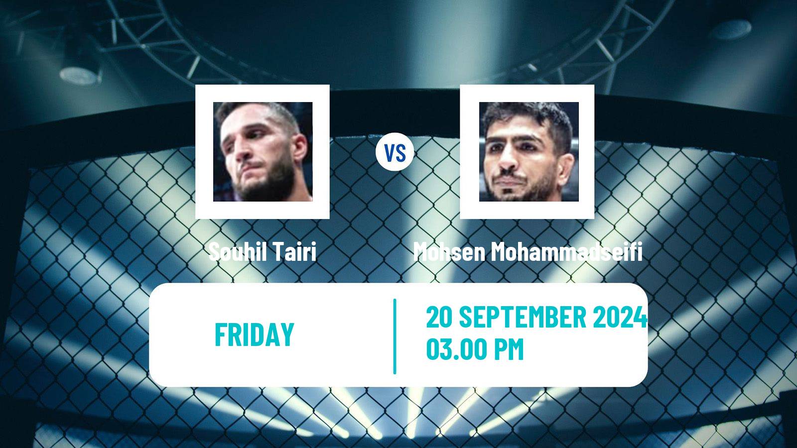 MMA Lightweight Pfl Men Souhil Tairi - Mohsen Mohammadseifi