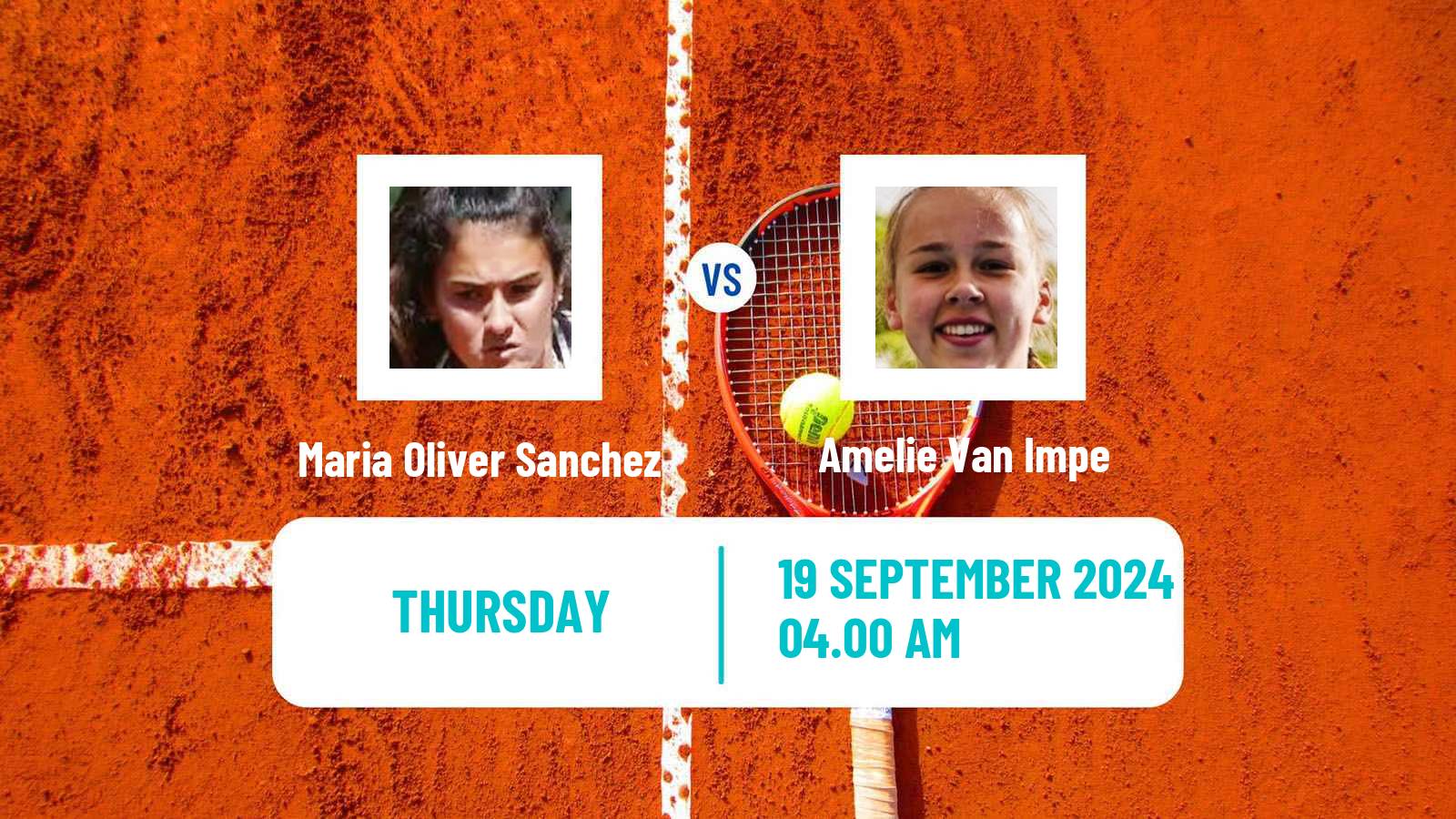 Tennis ITF W15 Ceuta Women Maria Oliver Sanchez - Amelie Van Impe