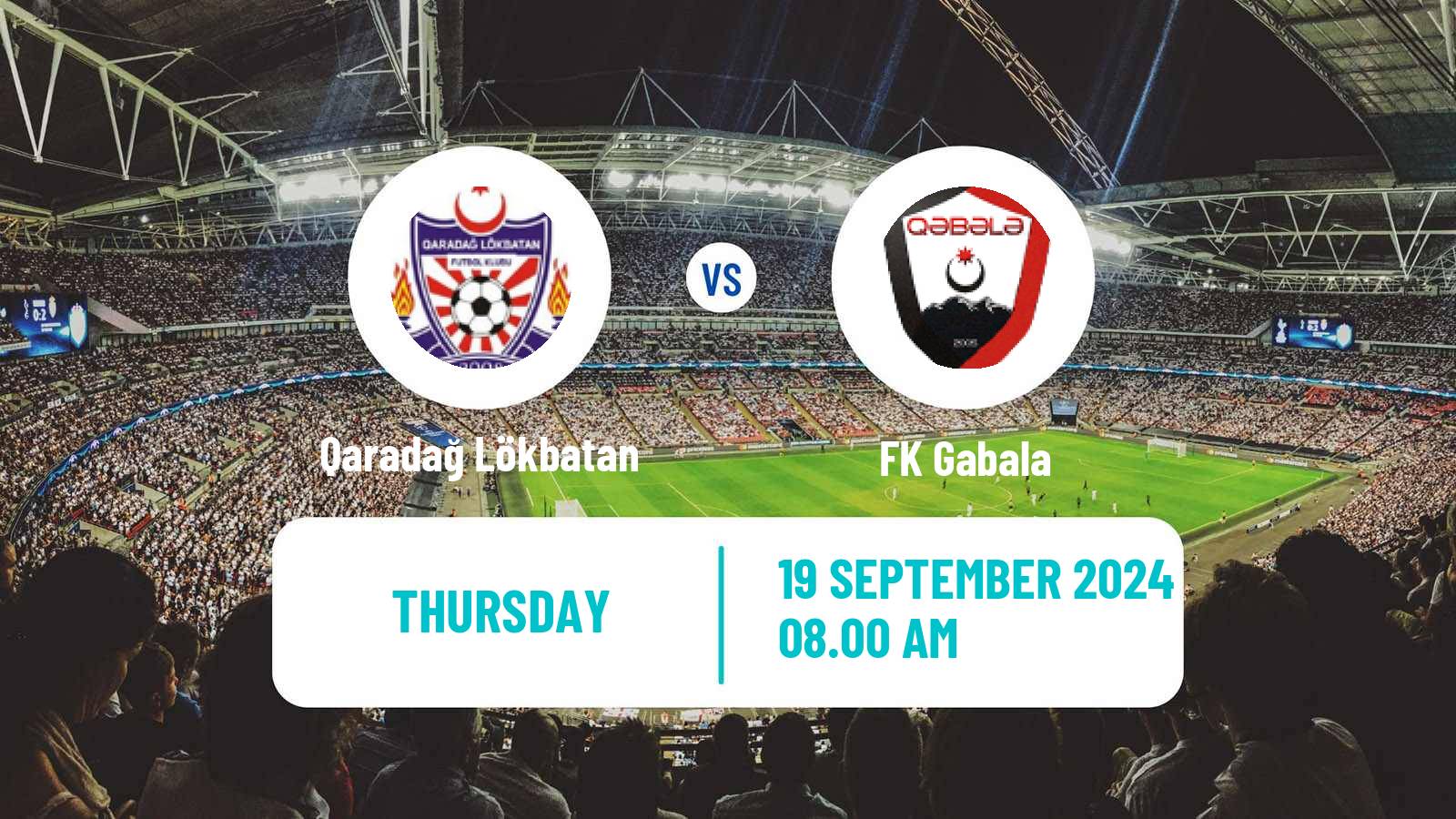 Soccer Azerbaijan First Division Qaradağ Lökbatan - Gabala