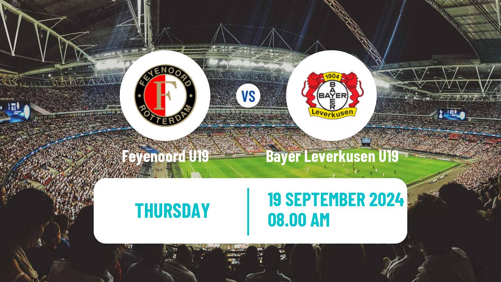 Soccer UEFA Youth League Feyenoord U19 - Bayer Leverkusen U19