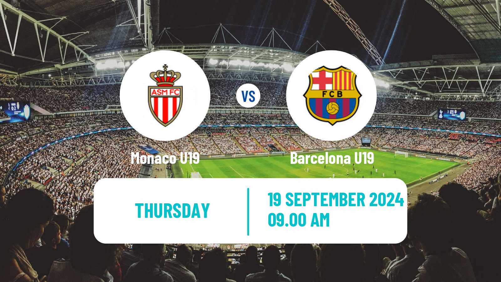 Soccer UEFA Youth League Monaco U19 - Barcelona U19