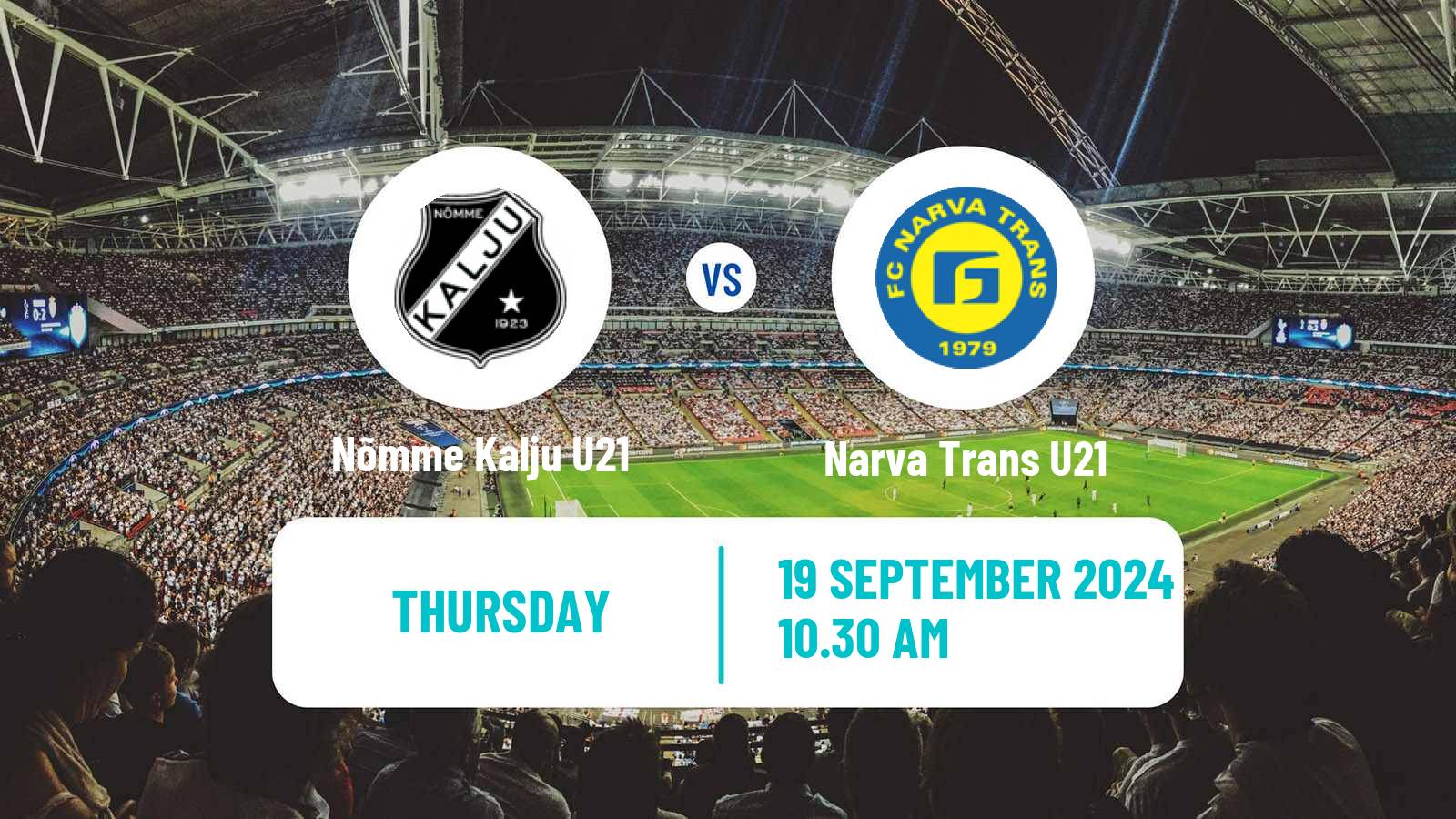 Soccer Estonian Esiliiga B Nõmme Kalju U21 - Narva Trans U21