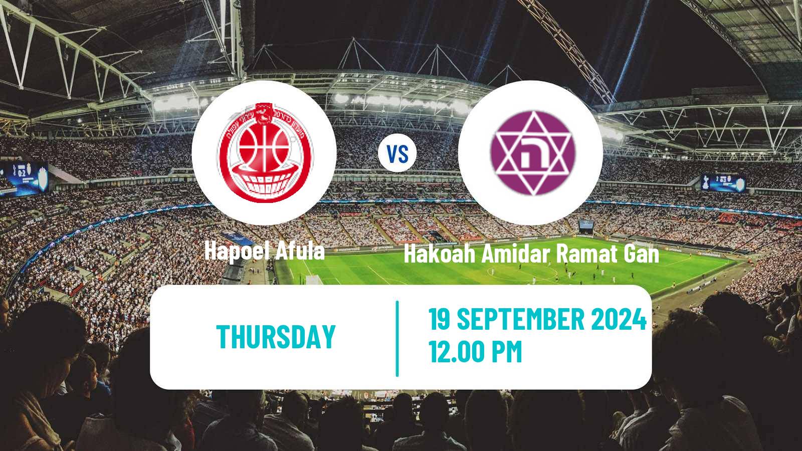 Soccer Israeli Liga Leumit Hapoel Afula - Hakoah Amidar Ramat Gan