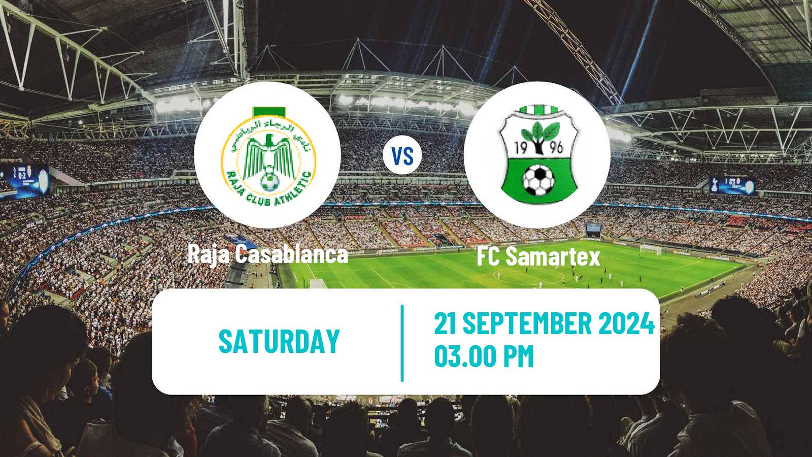 Soccer CAF Champions League Raja Casablanca - Samartex