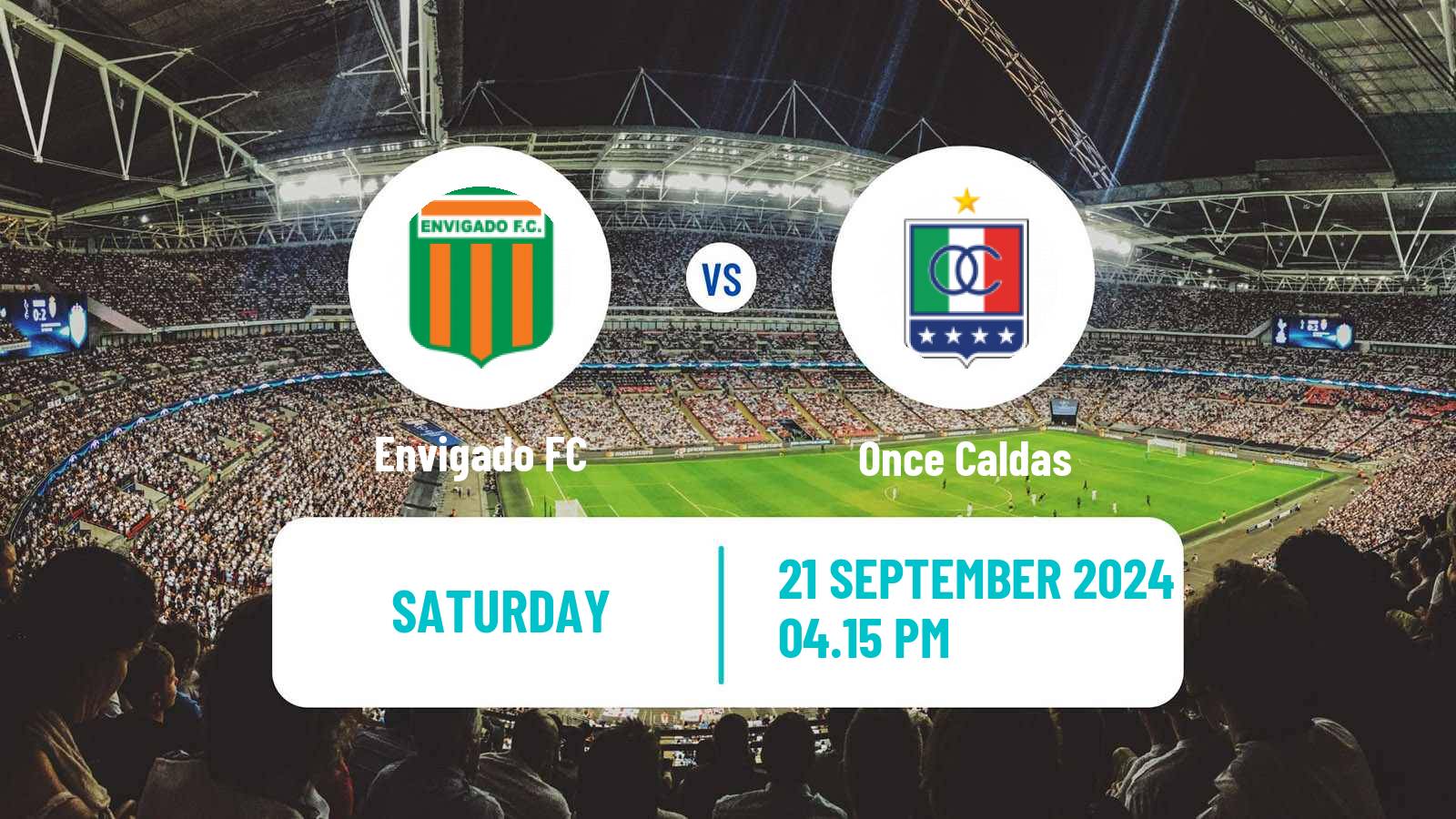 Soccer Colombian Primera A Envigado - Once Caldas