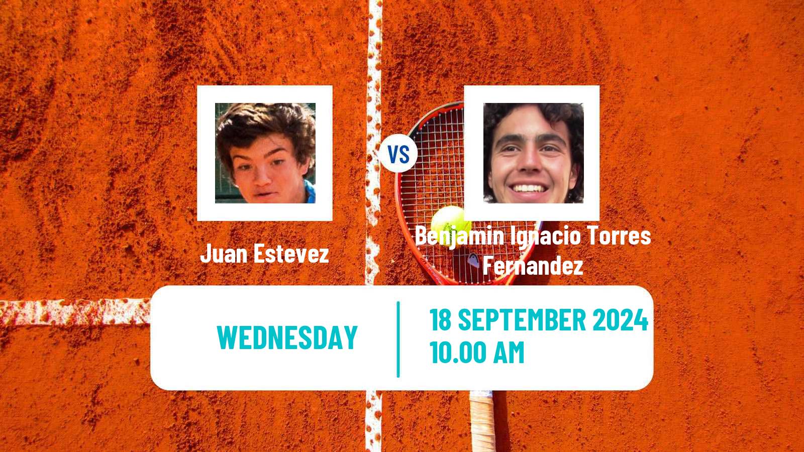 Tennis ITF M15 Asuncion Men Juan Estevez - Benjamin Ignacio Torres Fernandez