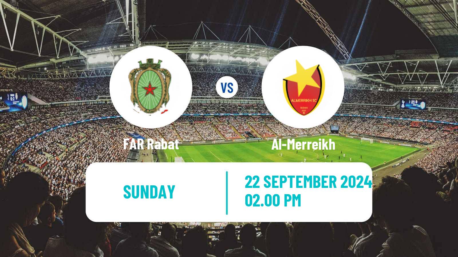 Soccer CAF Champions League FAR Rabat - Al-Merreikh