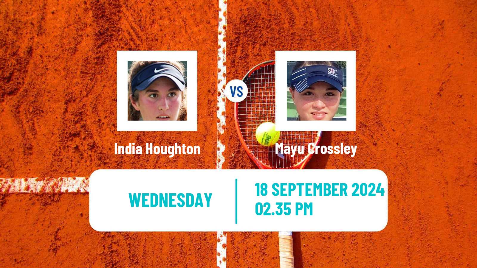 Tennis ITF W35 San Rafael Women India Houghton - Mayu Crossley