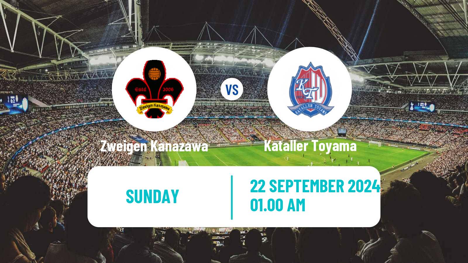 Soccer Japan J3 League Zweigen Kanazawa - Kataller Toyama