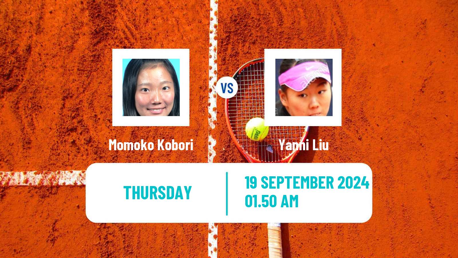 Tennis ITF W35 Kyoto Women Momoko Kobori - Yanni Liu