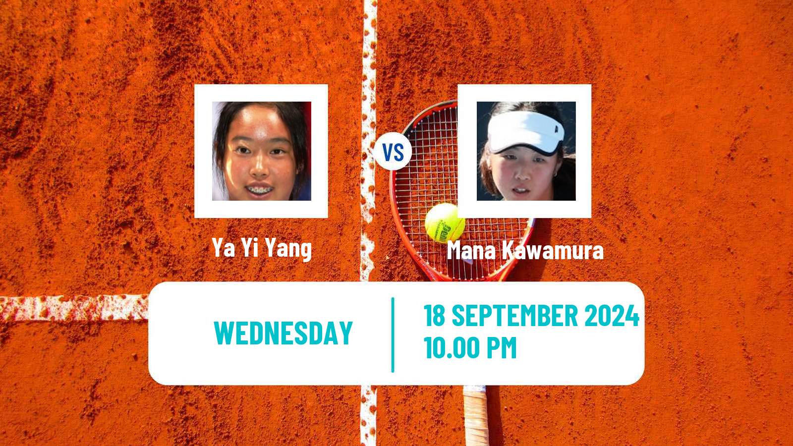 Tennis ITF W50 Fuzhou Women Ya Yi Yang - Mana Kawamura