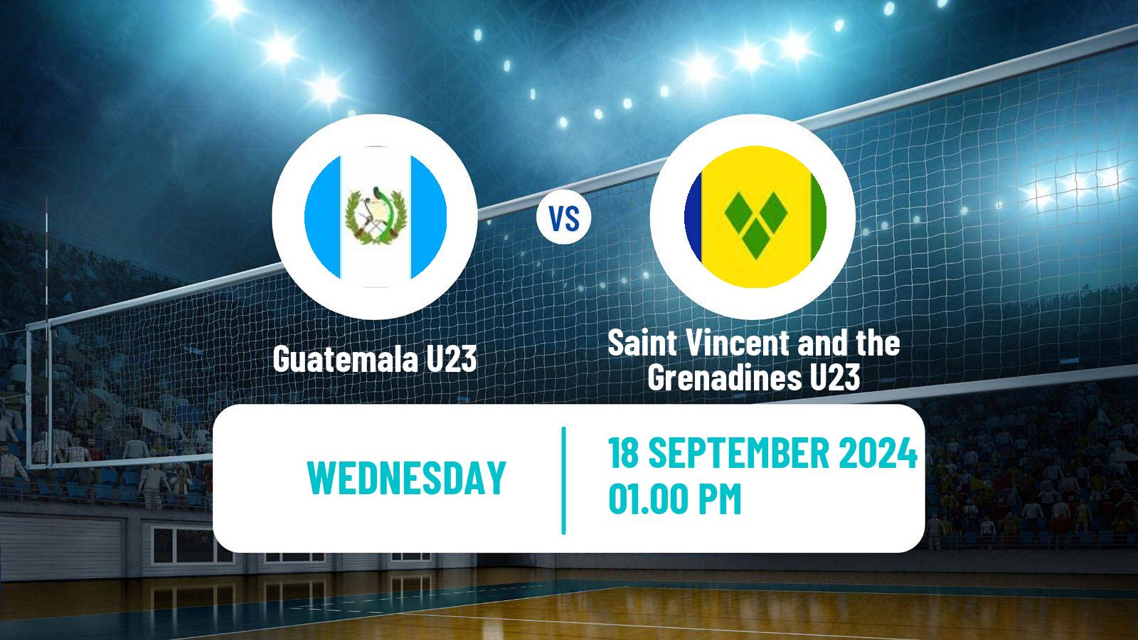 Volleyball Pan-American Cup U23 Volleyball Guatemala U23 - Saint Vincent and the Grenadines U23