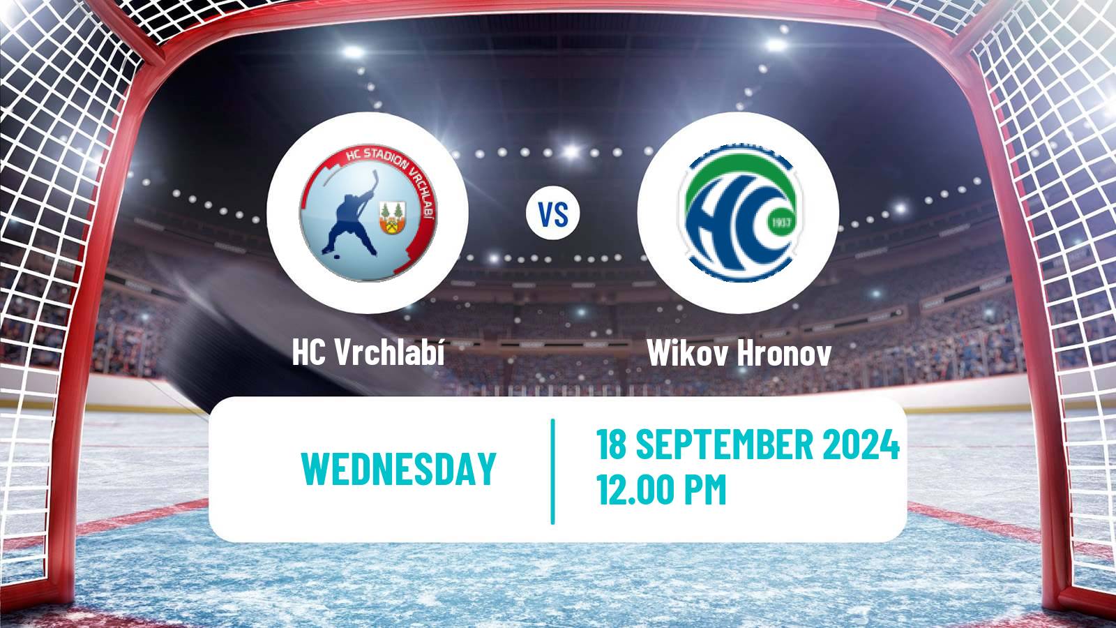 Hockey Czech 2 Liga Hockey West Vrchlabí - Wikov Hronov