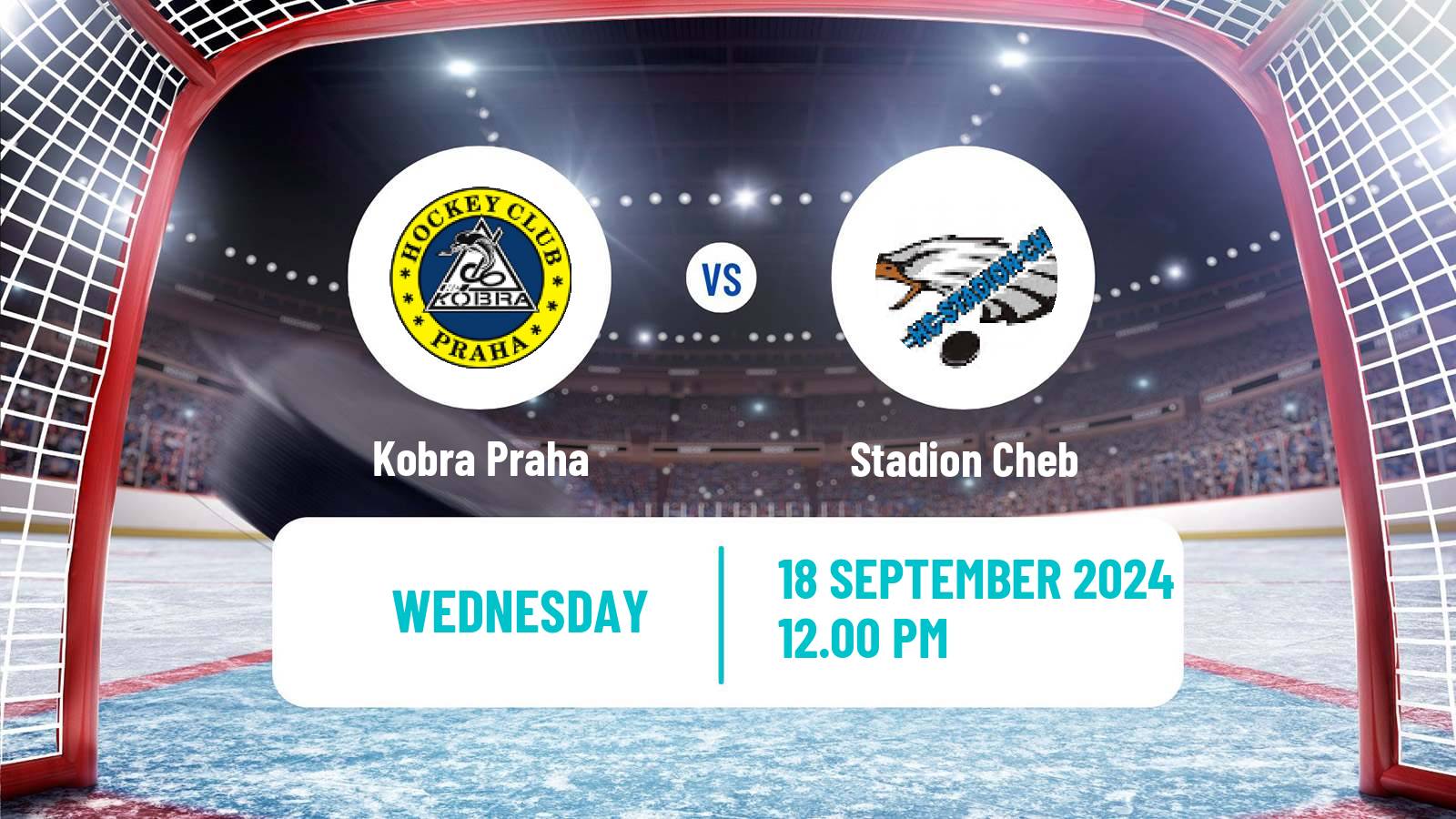 Hockey Czech 2 Liga Hockey West Kobra Praha - Stadion Cheb