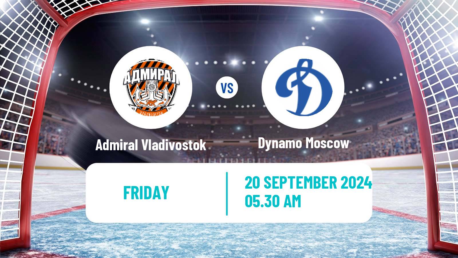 Hockey KHL Admiral Vladivostok - Dynamo Moscow