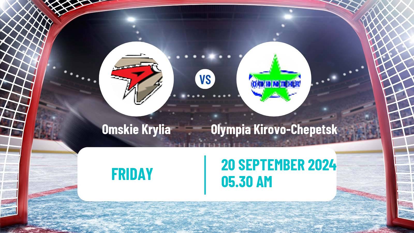 Hockey VHL Omskie Krylia - Olympia Kirovo-Chepetsk