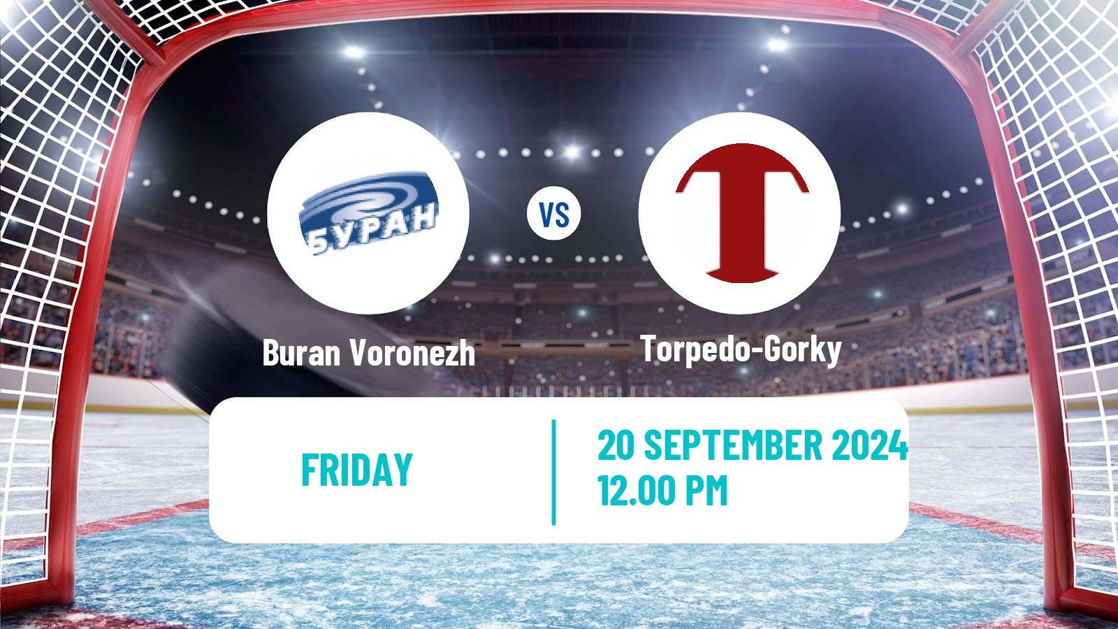 Hockey VHL Buran Voronezh - Torpedo-Gorky