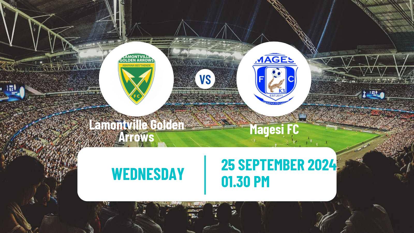 Soccer South African Premier Soccer League Lamontville Golden Arrows - Magesi