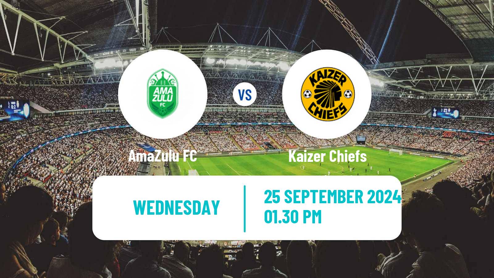 Soccer South African Premier Soccer League AmaZulu - Kaizer Chiefs