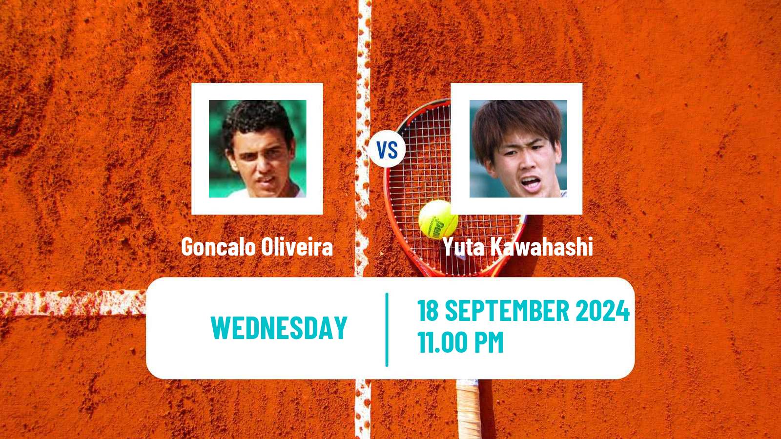 Tennis ITF M25 Takasaki Men Goncalo Oliveira - Yuta Kawahashi