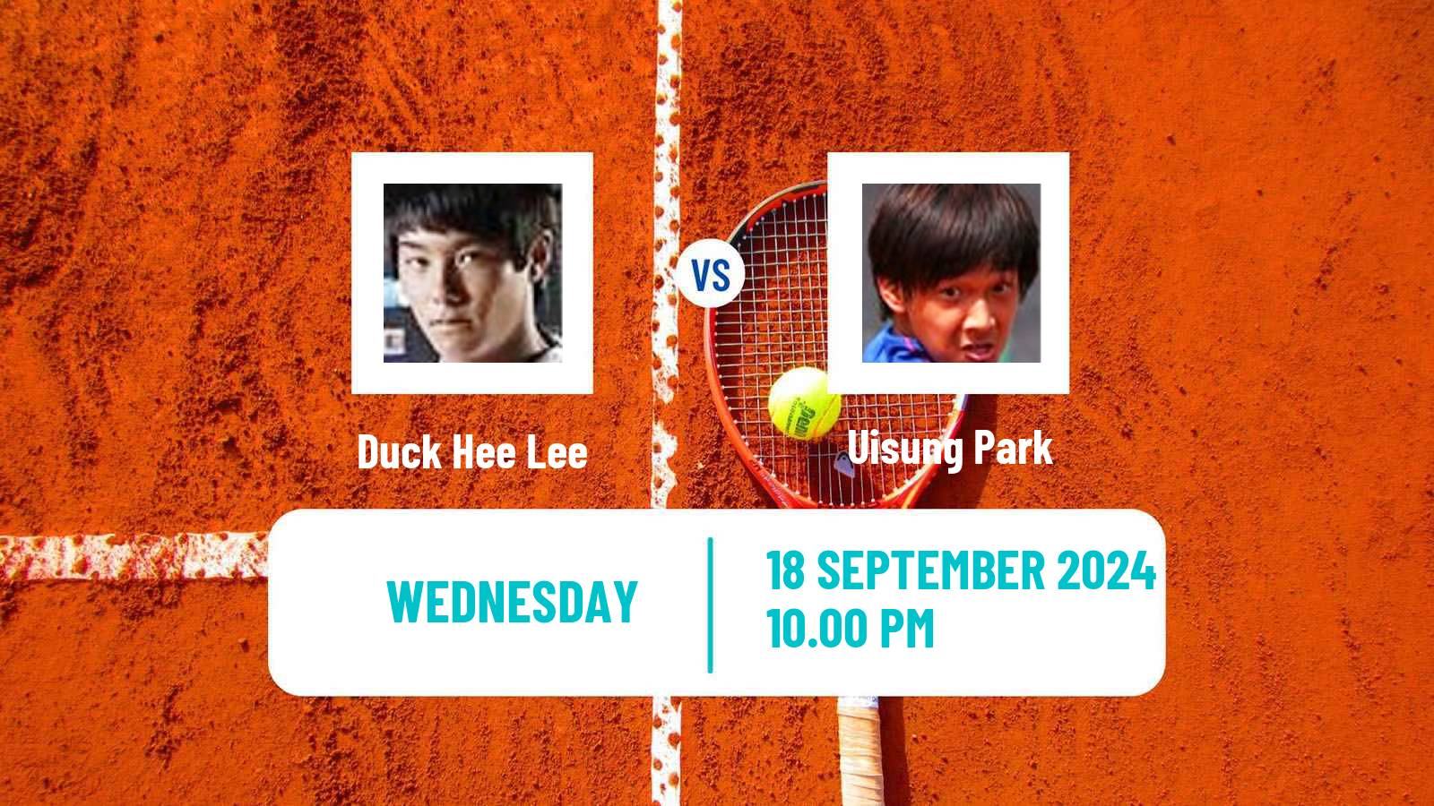 Tennis ITF M25 Guiyang Men Duck Hee Lee - Uisung Park