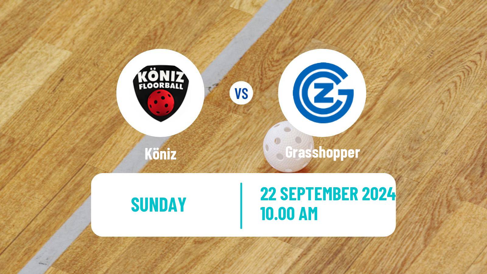 Floorball Swiss NLA Floorball Köniz - Grasshopper