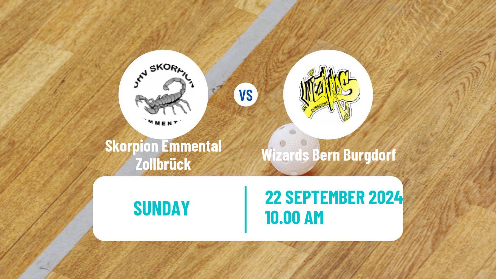 Floorball Swiss NLA Floorball Women Skorpion Emmental Zollbrück - Wizards Bern Burgdorf