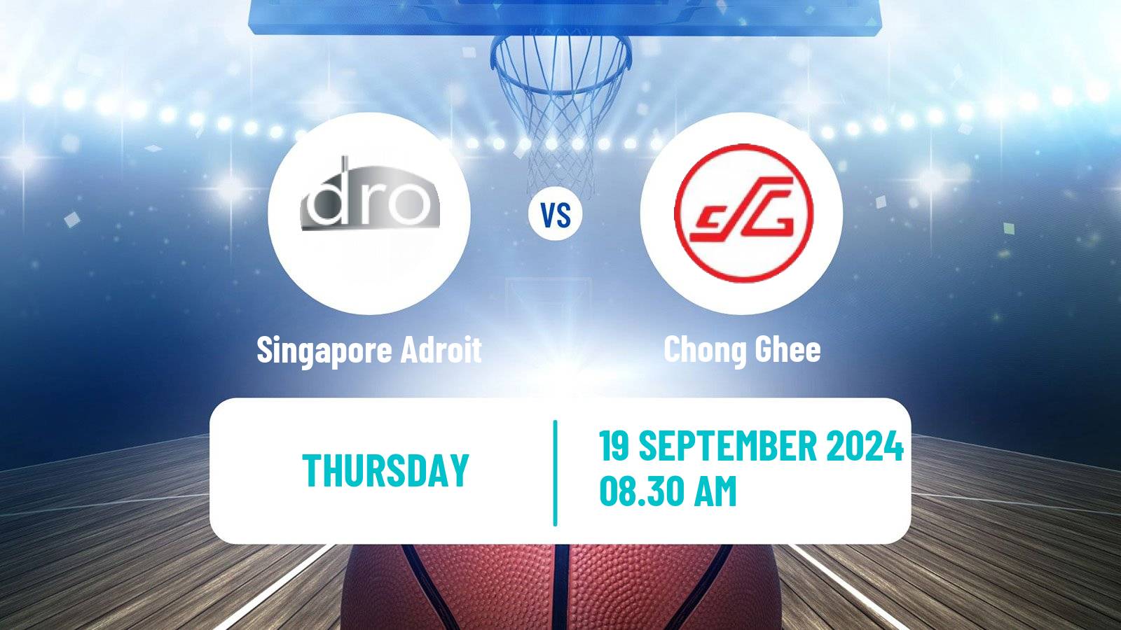 Basketball Singapore NBL Singapore Adroit - Chong Ghee