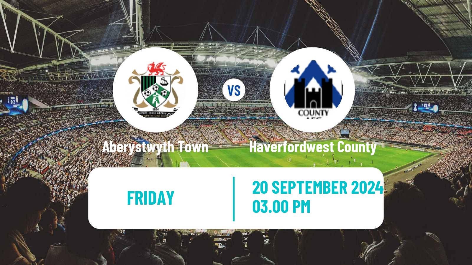 Soccer Welsh Cymru Premier Aberystwyth Town - Haverfordwest County