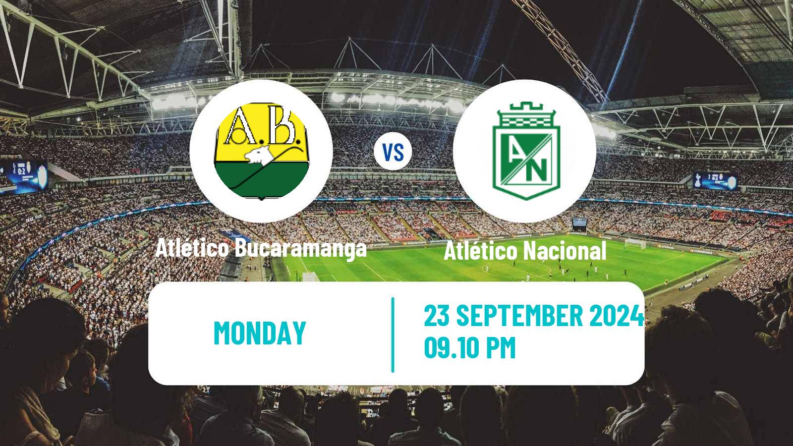 Soccer Colombian Primera A Atlético Bucaramanga - Atlético Nacional