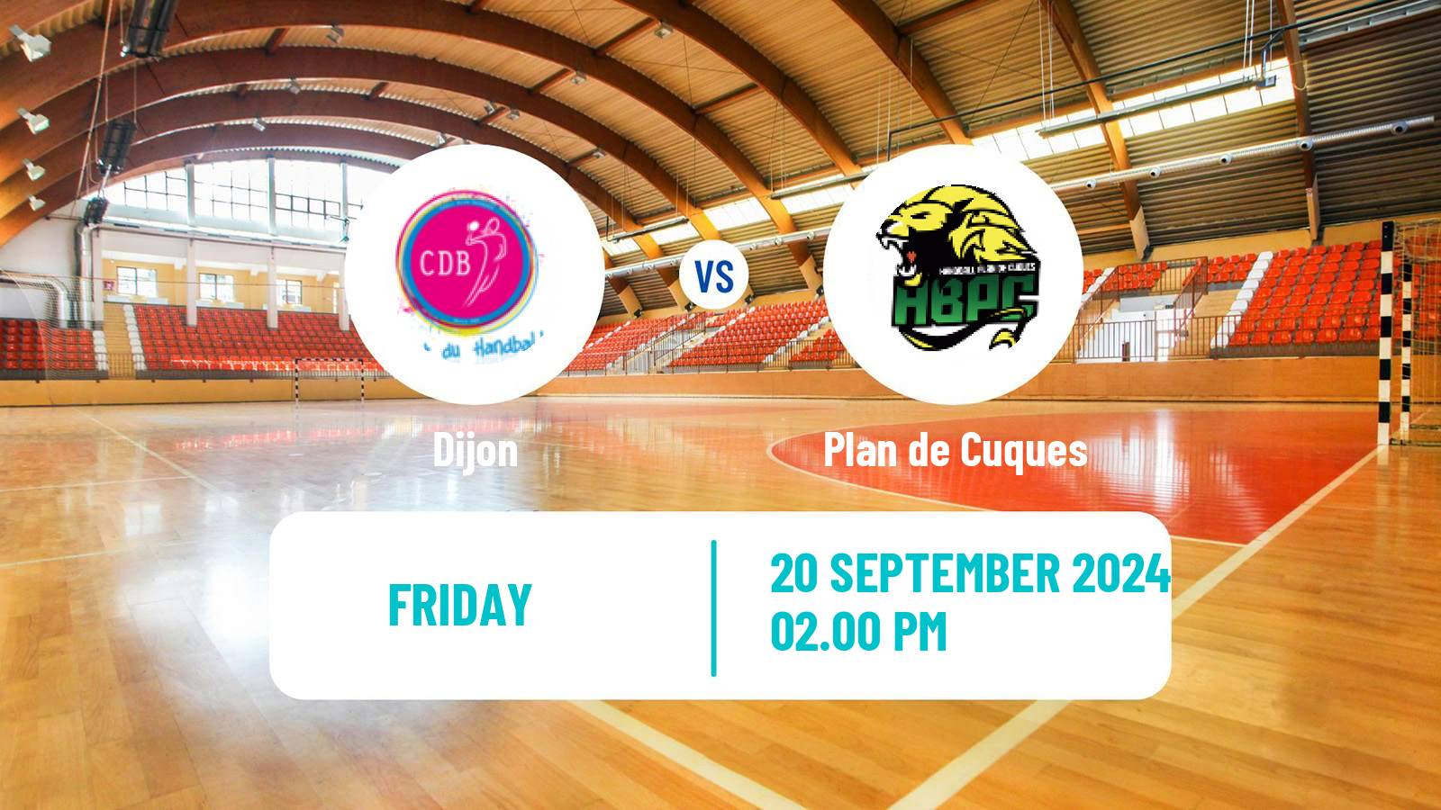 Handball French Division 1 Handball Women Dijon - Plan de Cuques