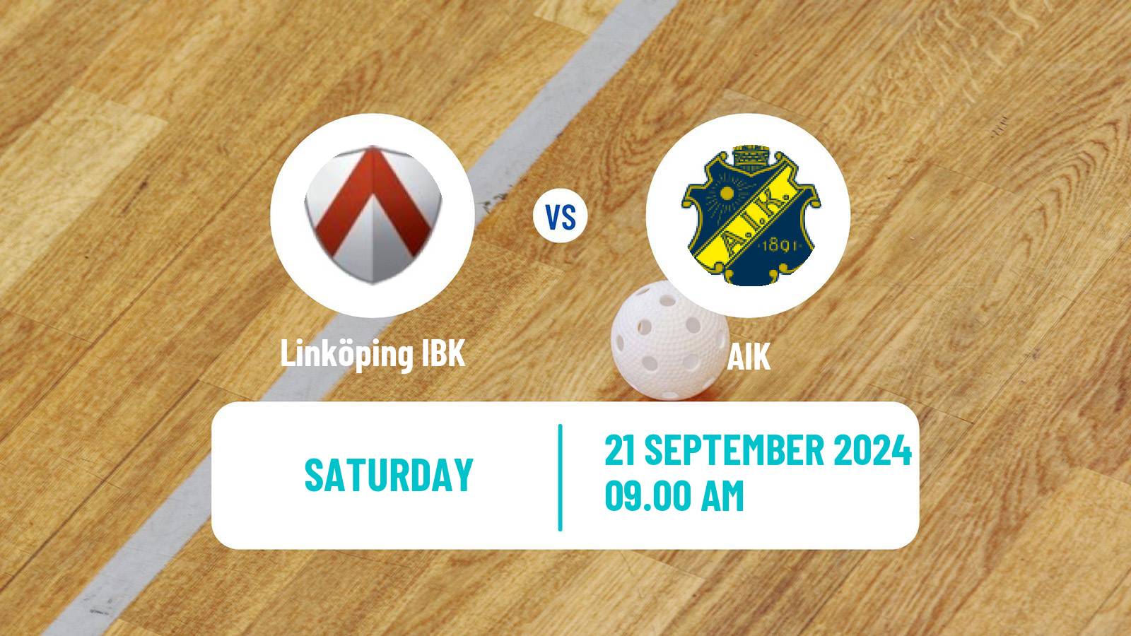 Floorball Swedish Superligan Floorball Linköping IBK - AIK