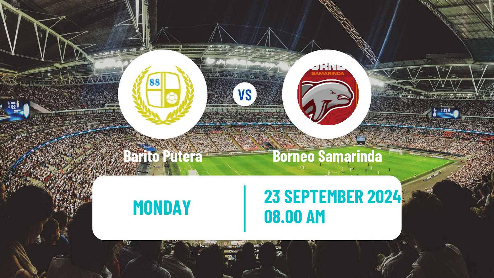 Soccer Indonesian Liga 1 Barito Putera - Borneo Samarinda