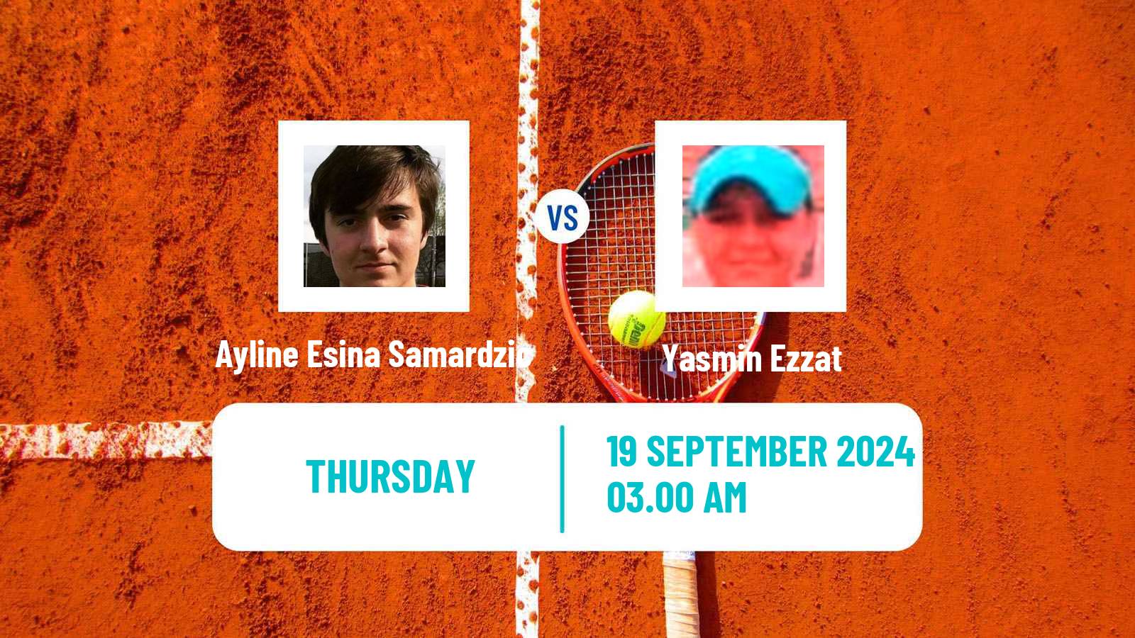 Tennis ITF W15 Sharm Elsheikh 10 Women Ayline Esina Samardzic - Yasmin Ezzat