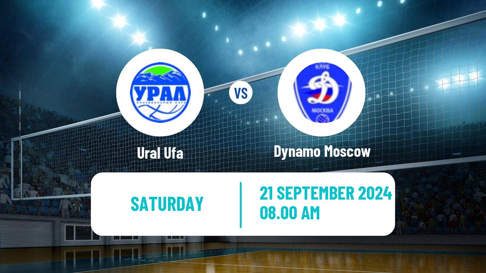 Volleyball Russian Super League Volleyball Ural Ufa - Dynamo Moscow