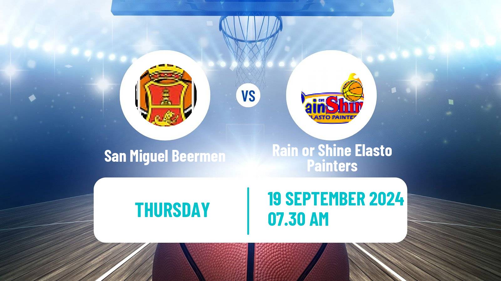 Basketball Philippines - Governors Cup San Miguel Beermen - Rain or Shine Elasto Painters