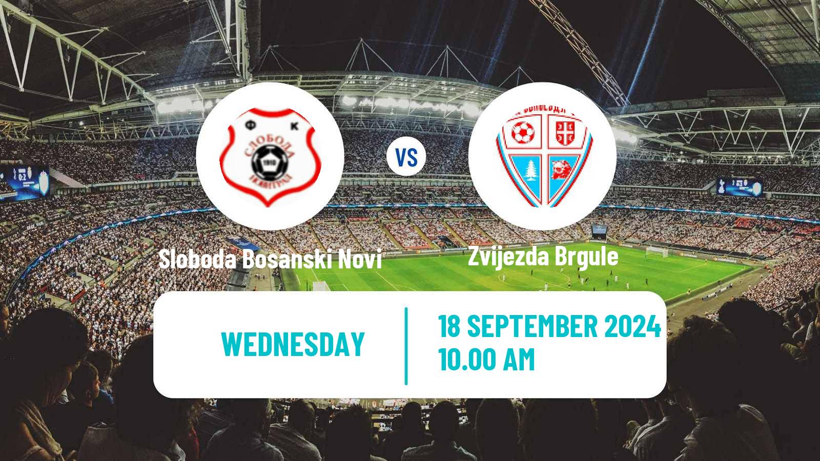 Soccer Bosnian Prva Liga RS Sloboda Bosanski Novi - Zvijezda Brgule