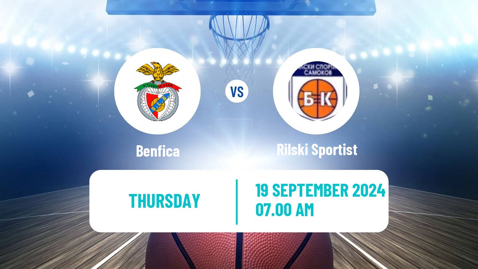 Basketball Champions League Basketball Benfica - Rilski Sportist