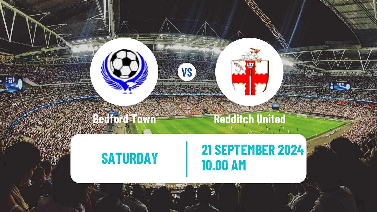 Soccer English Southern League Central Division Bedford Town - Redditch United