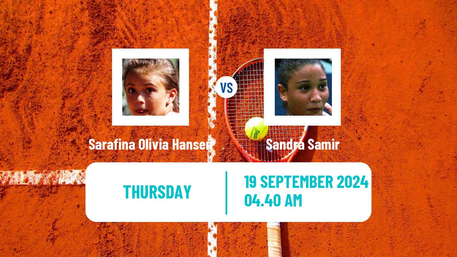 Tennis ITF W15 Sharm Elsheikh 10 Women Sarafina Olivia Hansen - Sandra Samir