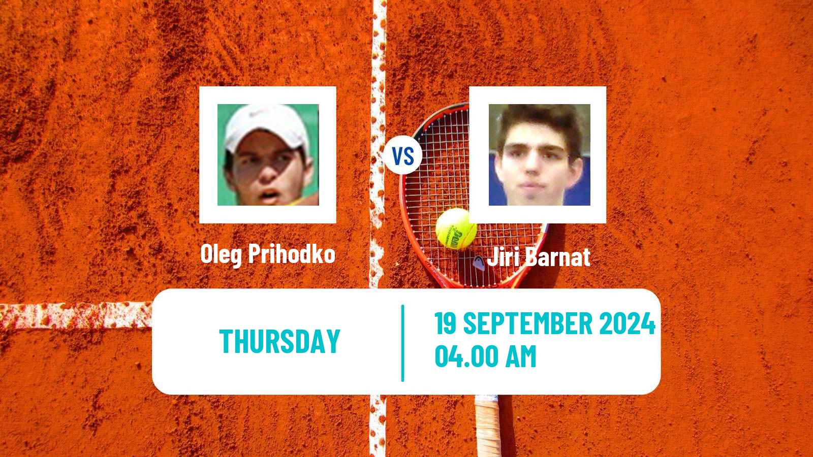 Tennis ITF M15 Pardubice Men Oleg Prihodko - Jiri Barnat