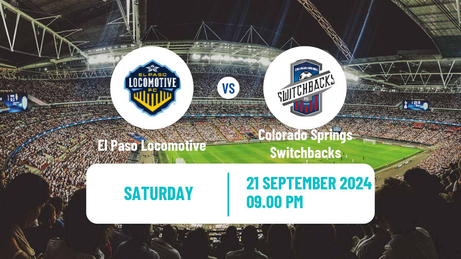 Soccer USL Championship El Paso Locomotive - Colorado Springs Switchbacks