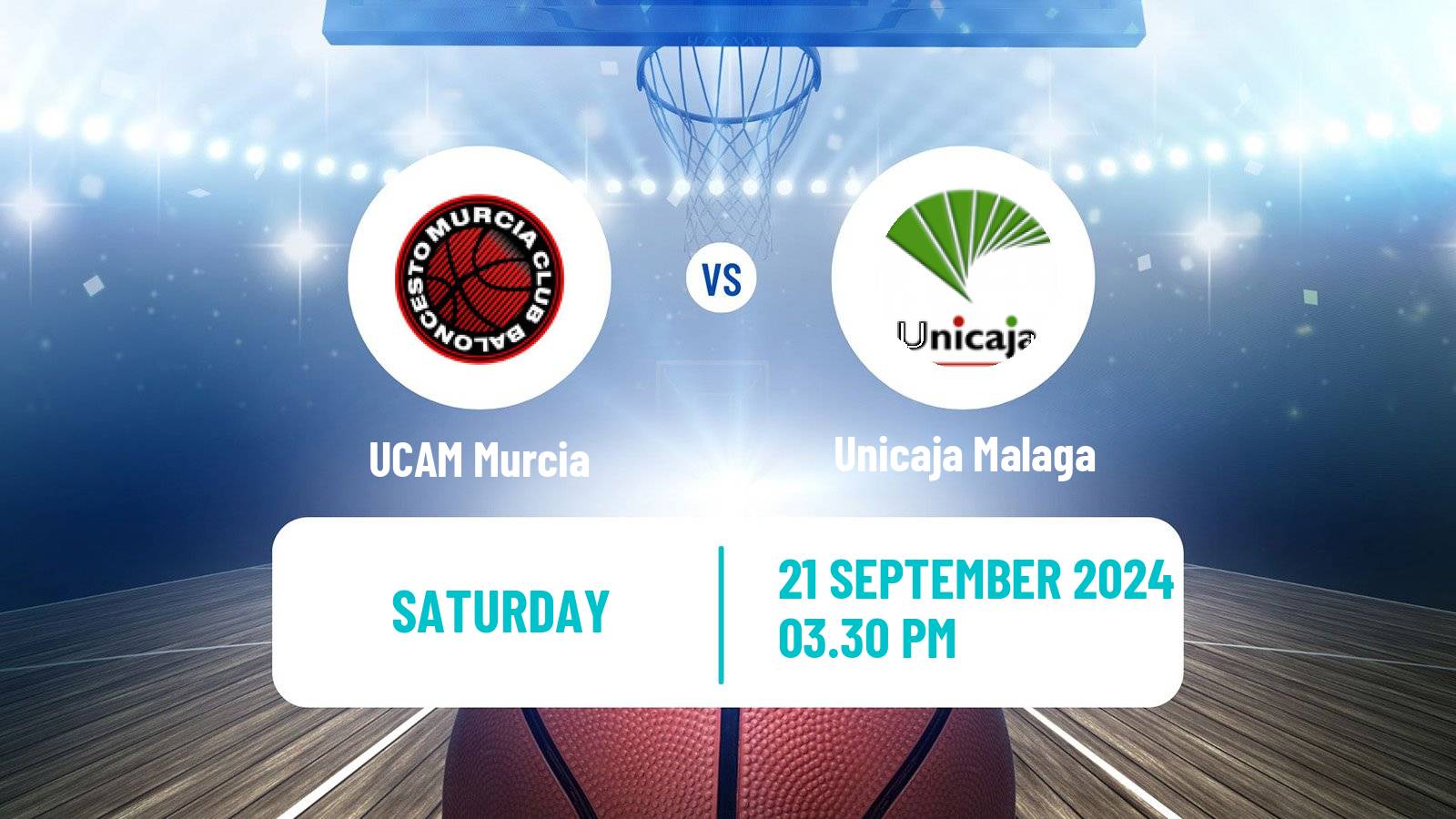 Basketball Spanish Supercopa ACB UCAM Murcia - Unicaja Malaga