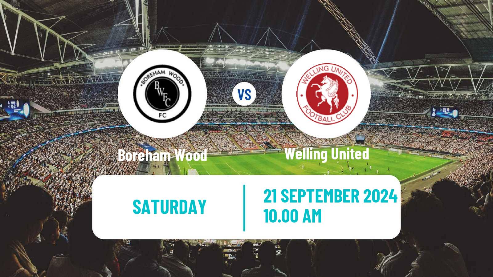 Soccer English National League South Boreham Wood - Welling United