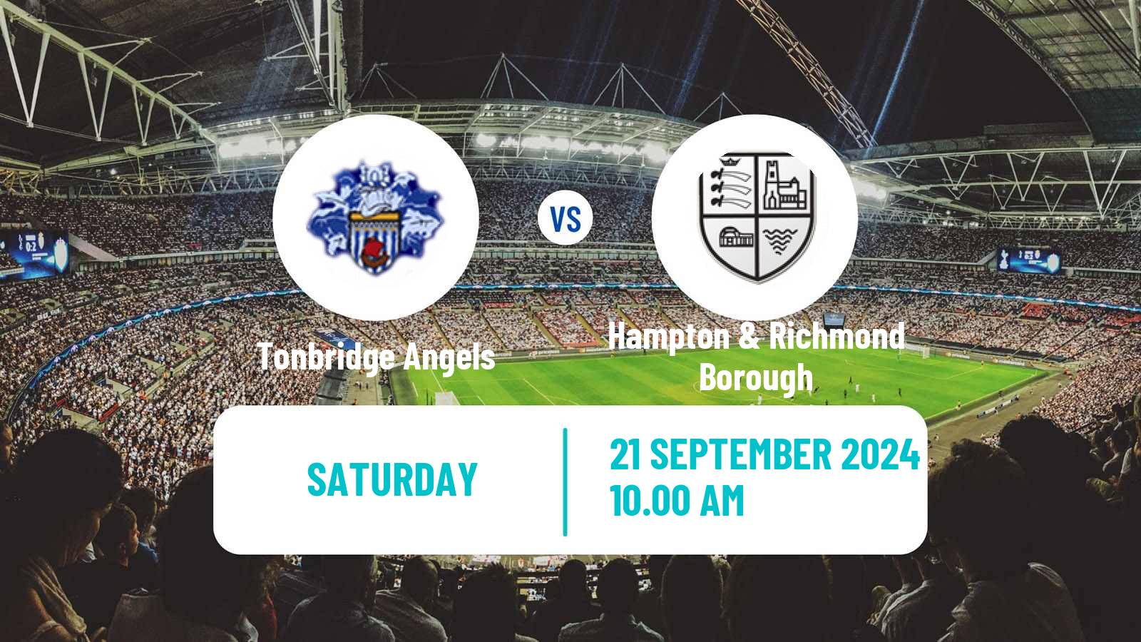 Soccer English National League South Tonbridge Angels - Hampton & Richmond Borough