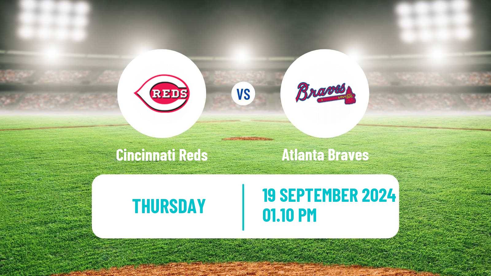 Baseball MLB Cincinnati Reds - Atlanta Braves