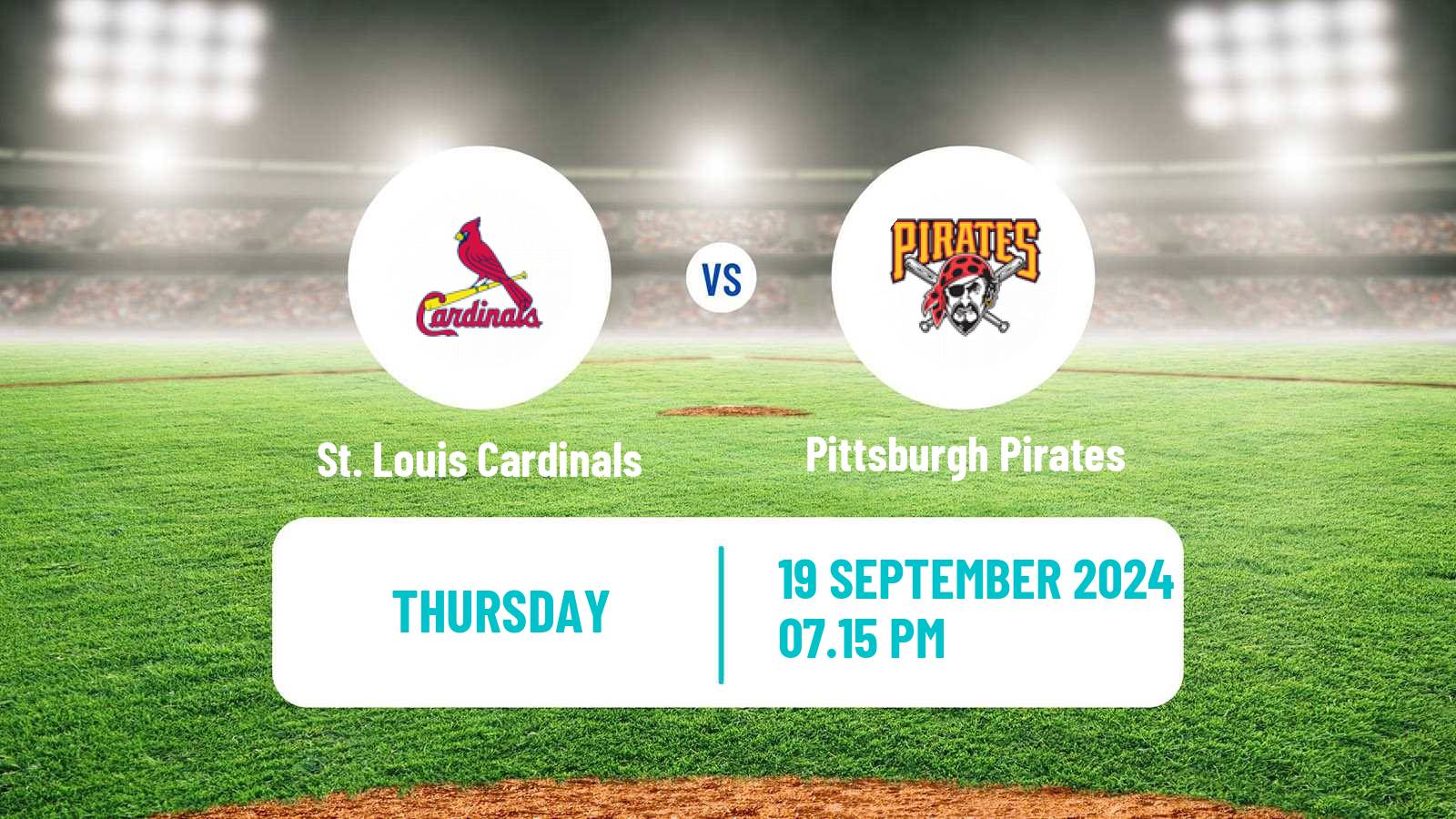 Baseball MLB St. Louis Cardinals - Pittsburgh Pirates