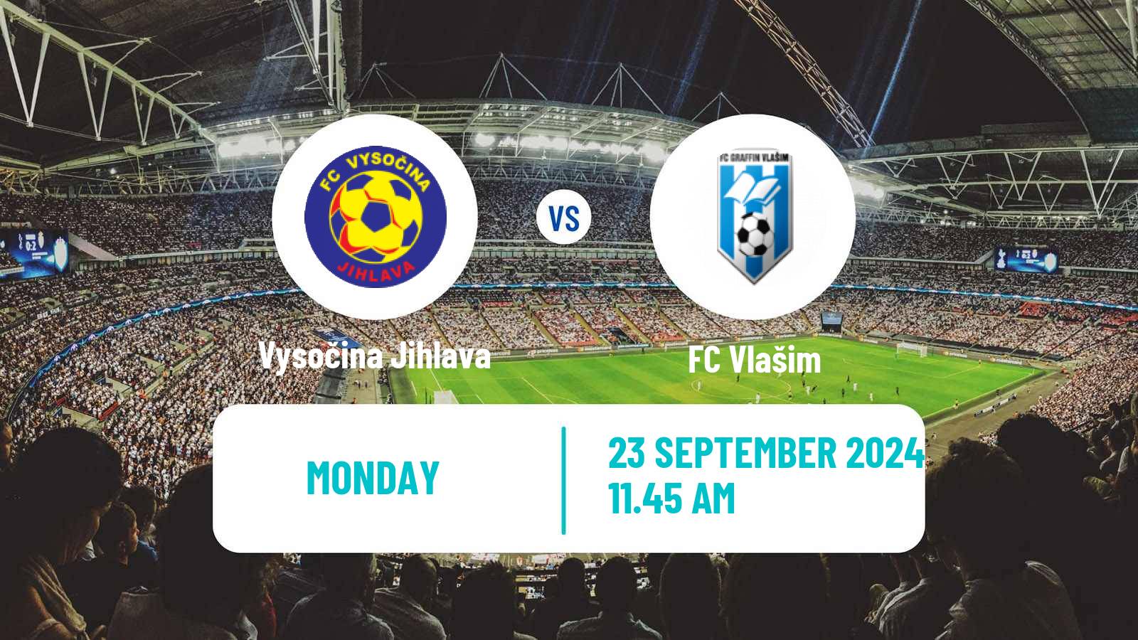 Soccer Czech Division 2 Vysočina Jihlava - Vlašim