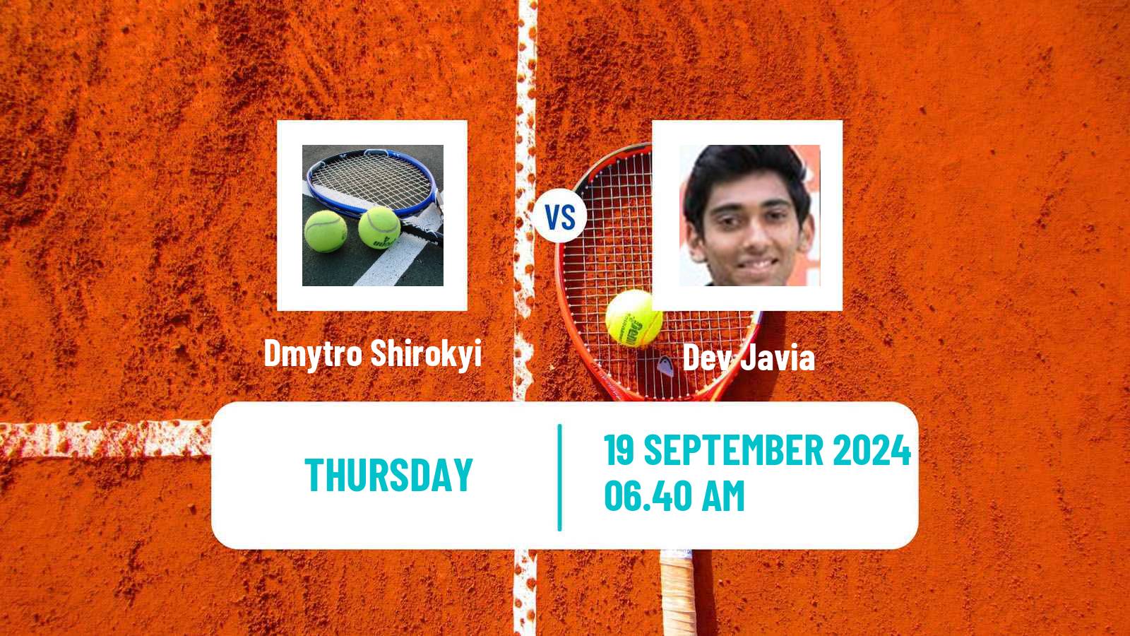 Tennis ITF M15 Tehran 2 Men Dmytro Shirokyi - Dev Javia